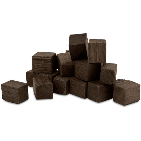 картинка Дубовые кубики GUSTO сильной обжарки (100 гр) от магазина На Огне
