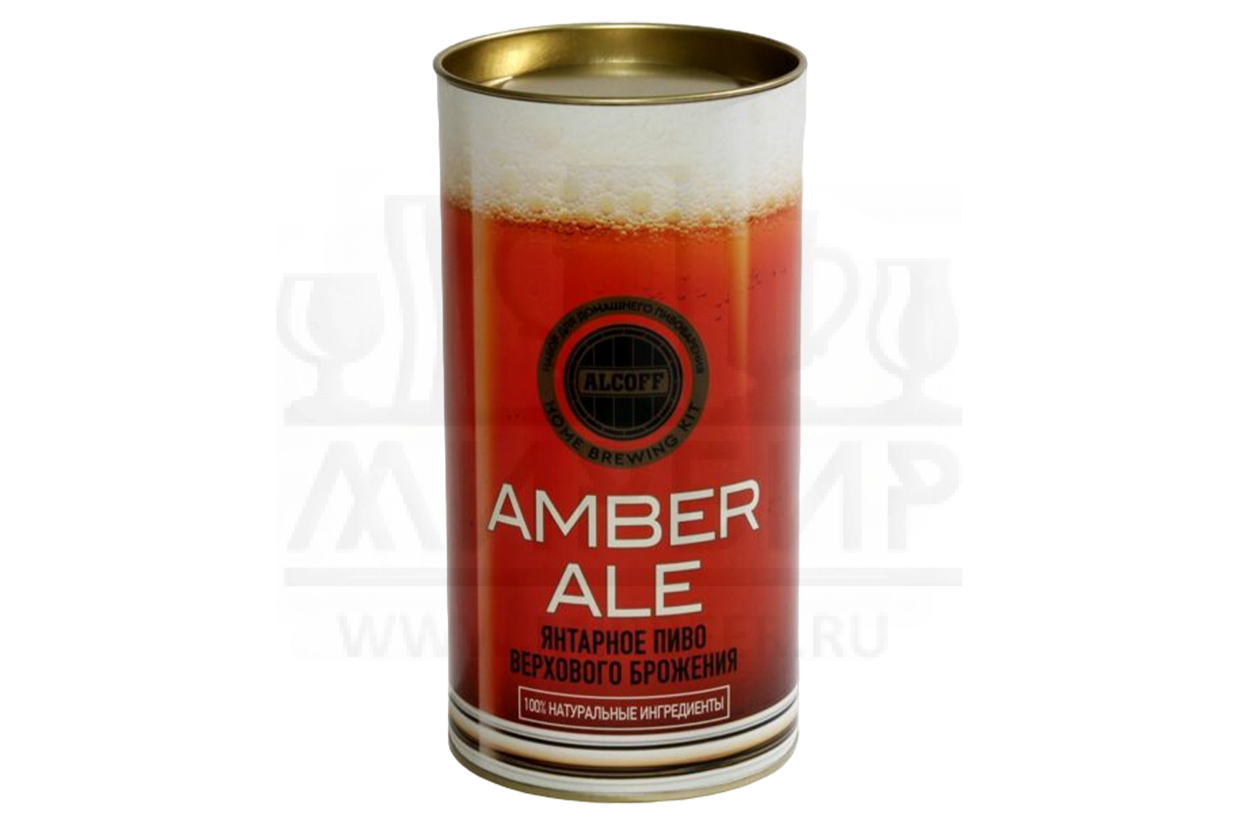 картинка Охмелённый экстракт ALCOFF "AMBER ALE" янтарное, 1.7 кг от магазина На Огне