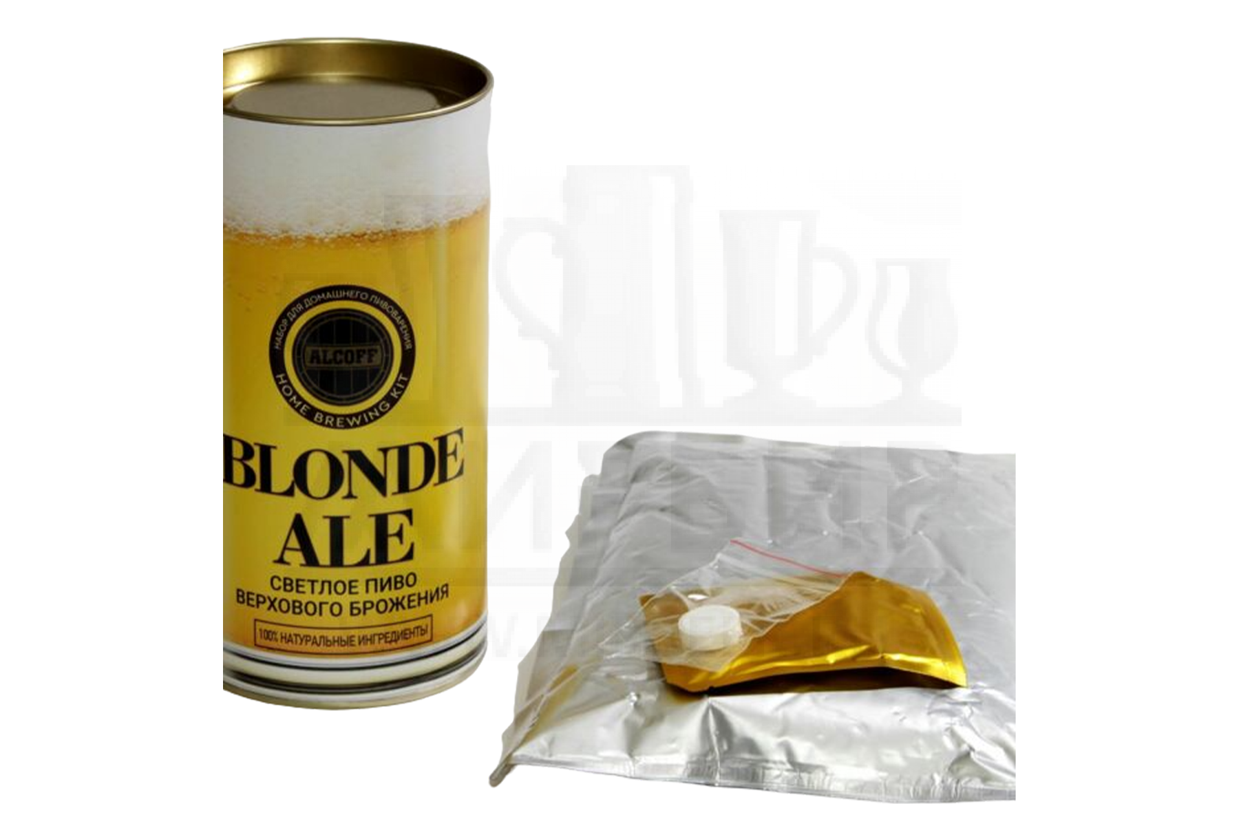 картинка Охмелённый экстракт ALCOFF "BLOND ALE" светлый эль, 1.7 кг от магазина На Огне