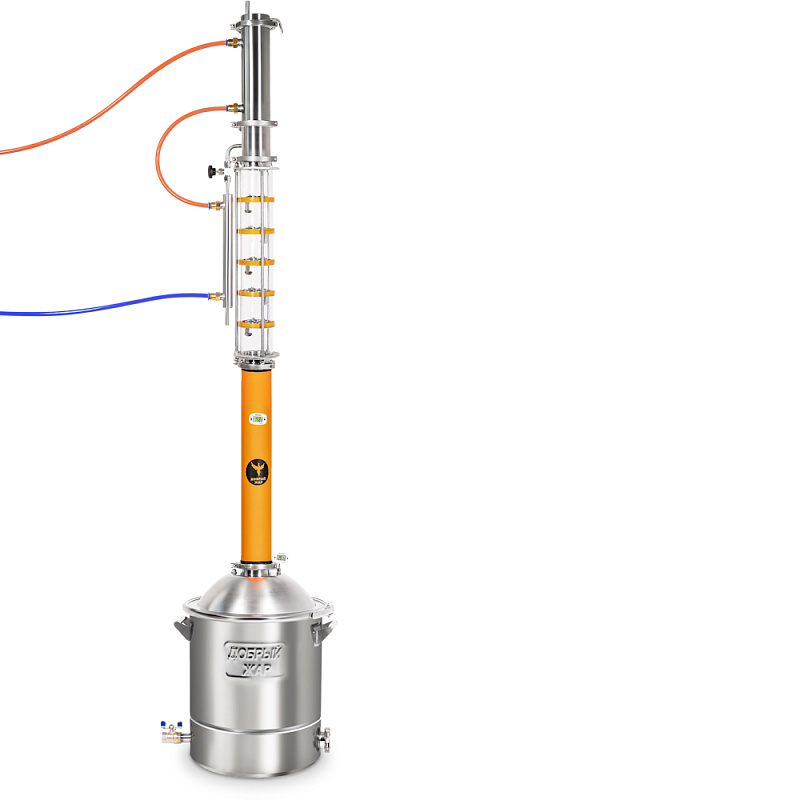 картинка Самогонный аппарат Lux 3 дюйма тарельчатый, 37 л от магазина На Огне