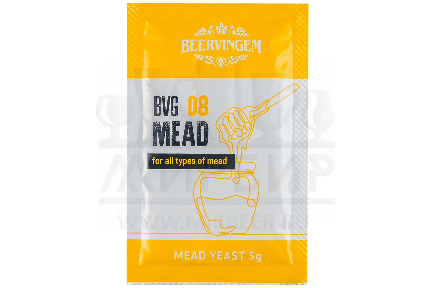 картинка Дрожжи для медовухи Beervingem "Mead BVG-08", 5 г от магазина На Огне