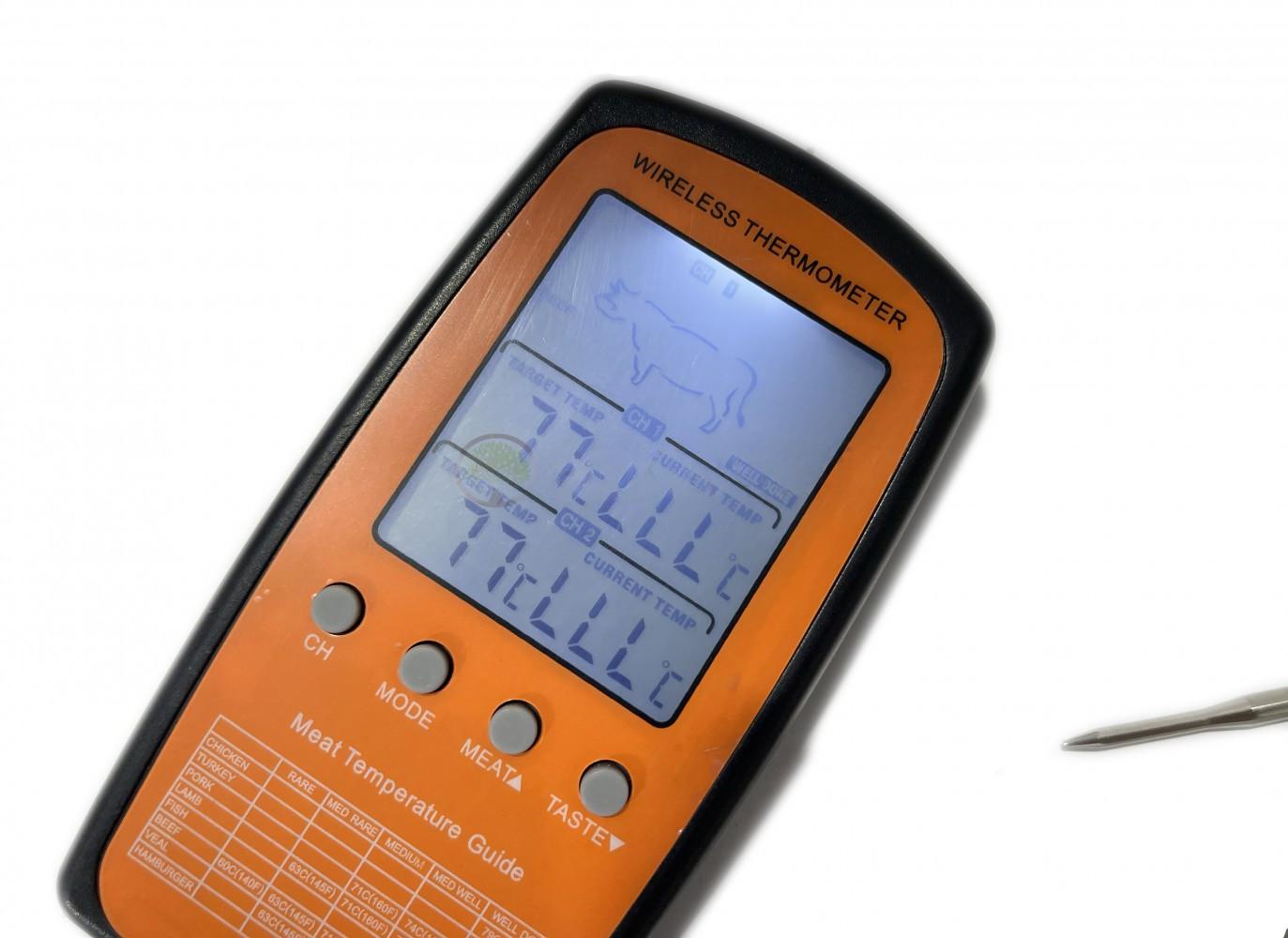 картинка Термометр цифровой с двумя щупами и WiFi-модулем от магазина НаОгне