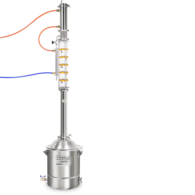 картинка Самогонный аппарат Lux 3 дюйма тарельчатый, 37 л от магазина На Огне