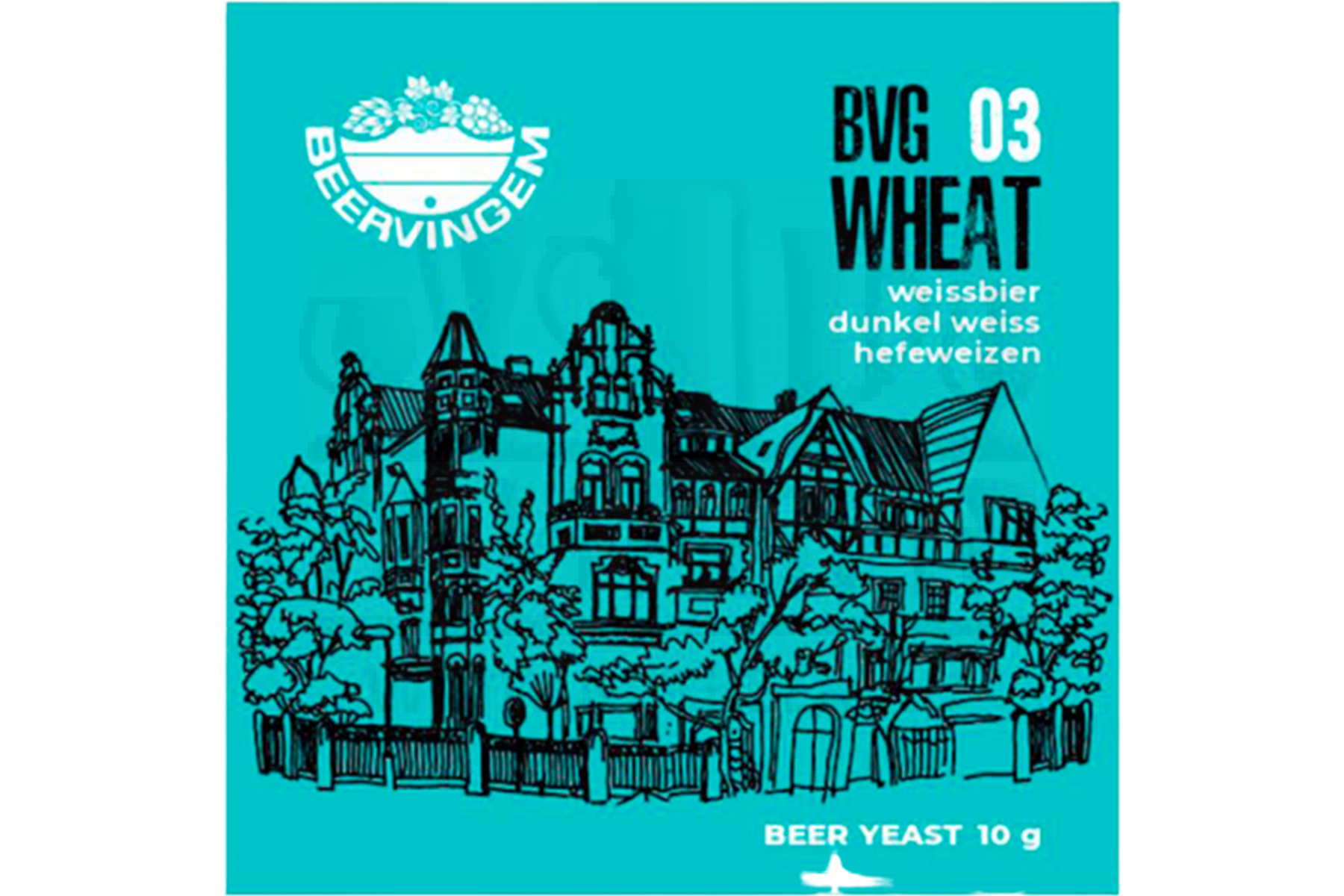 картинка Пивные дрожжи Beervingem для пшеничного пива "Wheat BVG-03", 10 г от магазина На Огне